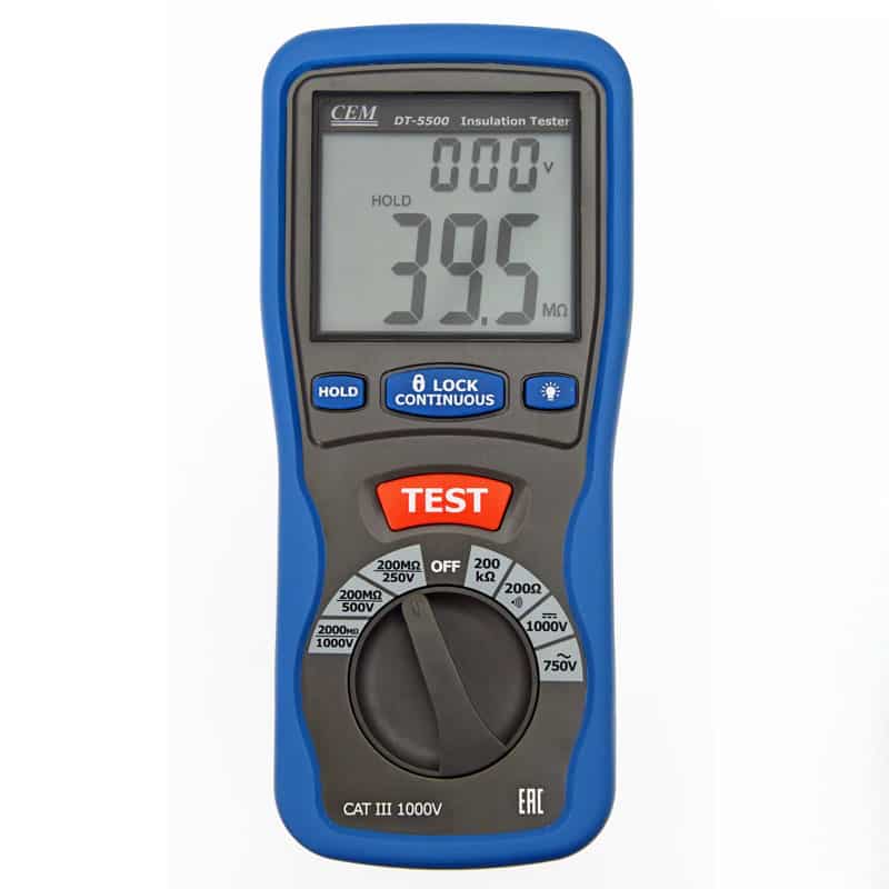 DT-5500 Цифровой мегаомметр