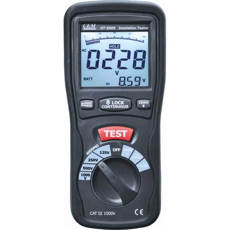 CEM DT-5505 Цифровой мегаомметр