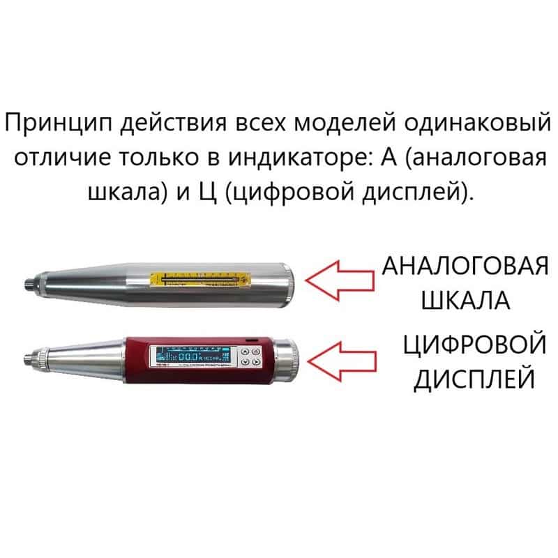 Молоток Шмидта 225АЦ - склерометр для бетона
