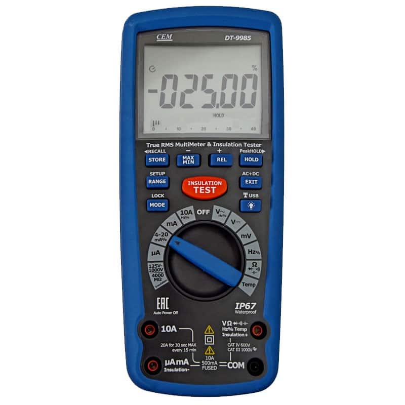 DT-9985 Мультиметр цифровой, мегаомметр