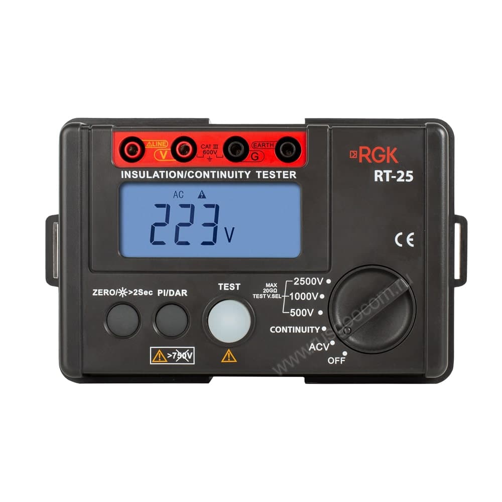 Мегаомметр RGK RT-25 с поверкой