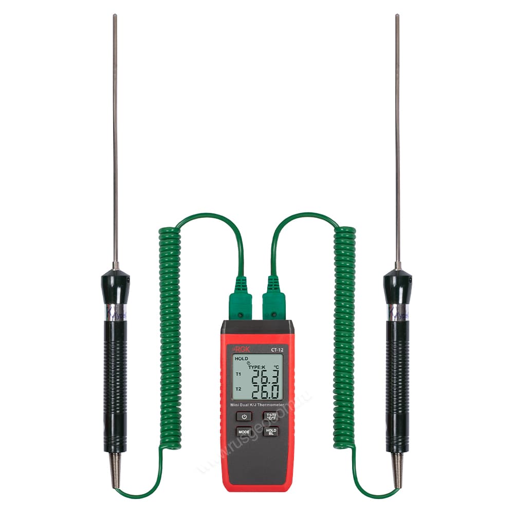 Термометр RGK CT-12 с погружным зондом температуры TR-10W