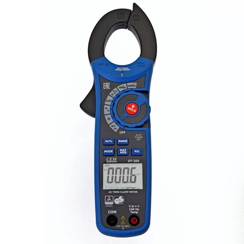 CEM DT-355 Клещи электроизмерительные, True RMS