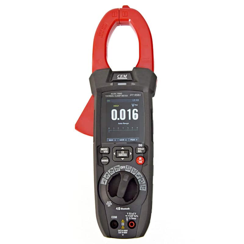 DT-9581 Токоизмерительные клещи AC/DC TRMS с тепловизором