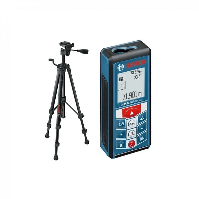 Лазерный дальномер Bosch GLM 80 + BT150