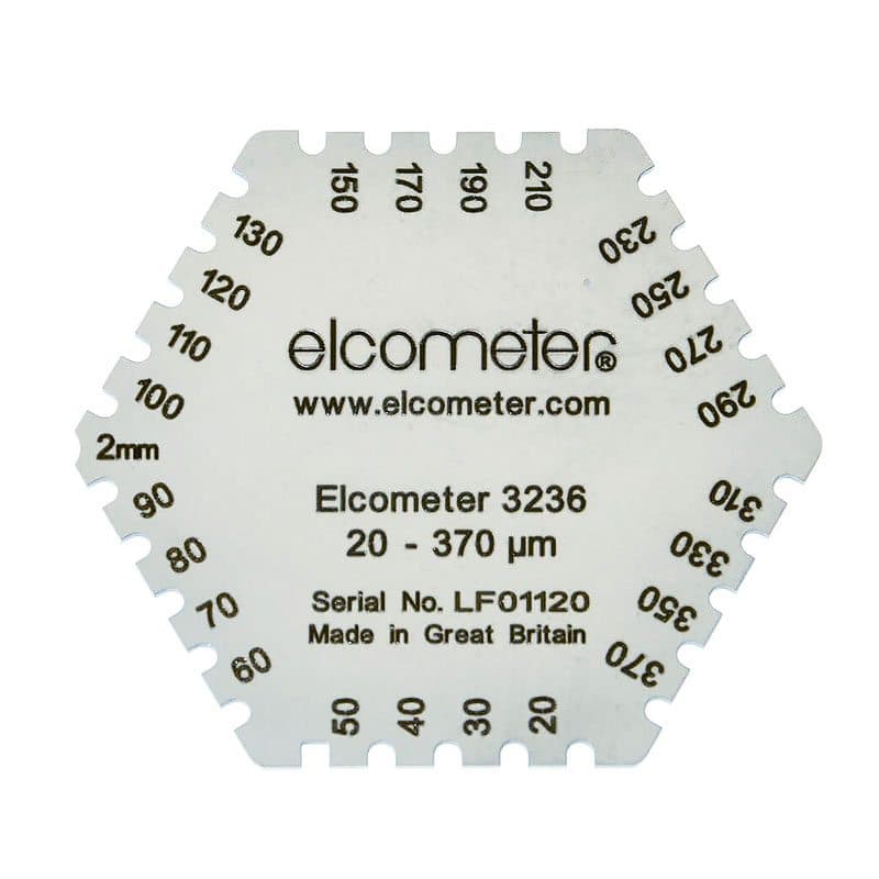 Гексагональная гребенка для измерения толщины мокрого слоя Elcometer 3236