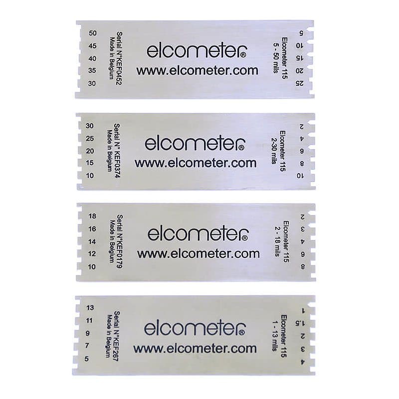 Прямоугольная гребенка для измерения толщины мокрого слоя Elcometer 115