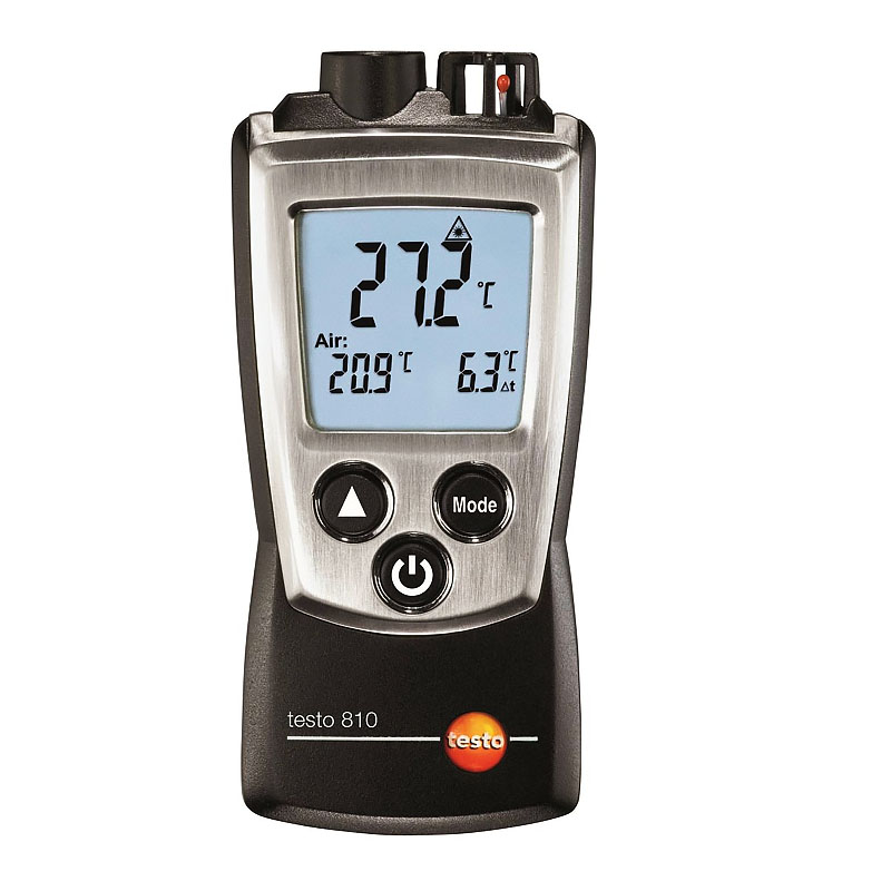 Testo 810 - 2-х канальный прибор измерения температуры с ИК-термометром