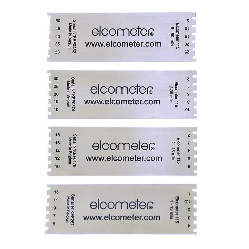 Прямоугольная гребенка для измерения толщины мокрого слоя Elcometer 115