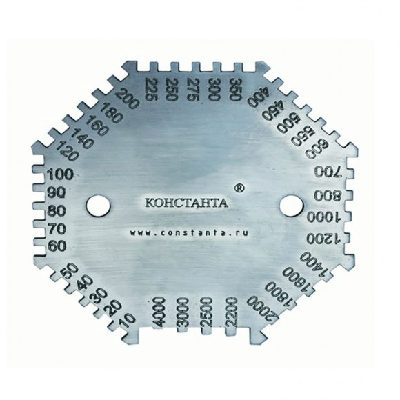 Толщиномер-гребенка неотвердевшего слоя краски «Константа ГУ» Толщиномер-гребенка неотвердевшего слоя краски «Константа ГУ»