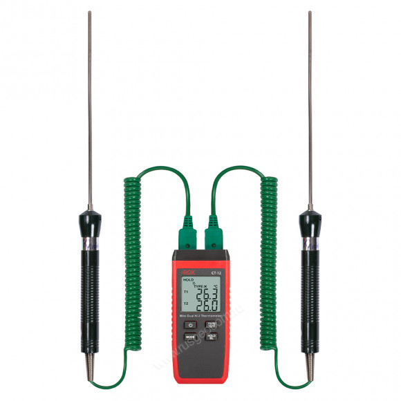 Термометр RGK CT-12 с погружным зондом температуры TR-10W с поверкой Термометр RGK CT-12 с погружным зондом температуры TR-10W с поверкой