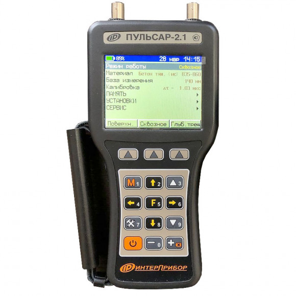 Ультразвуковой прибор для контроля прочности бетона ПУЛЬСАР-2.1 Ультразвуковой прибор для контроля прочности бетона ПУЛЬСАР-2.1