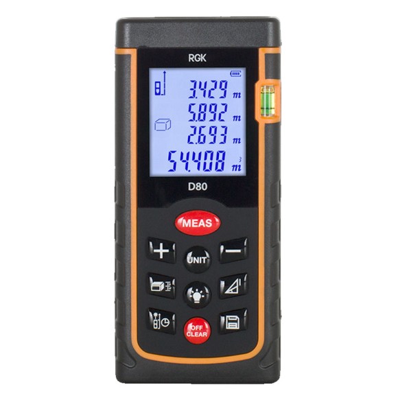 Лазерный дальномер RGK D80 Лазерный дальномер RGK D80