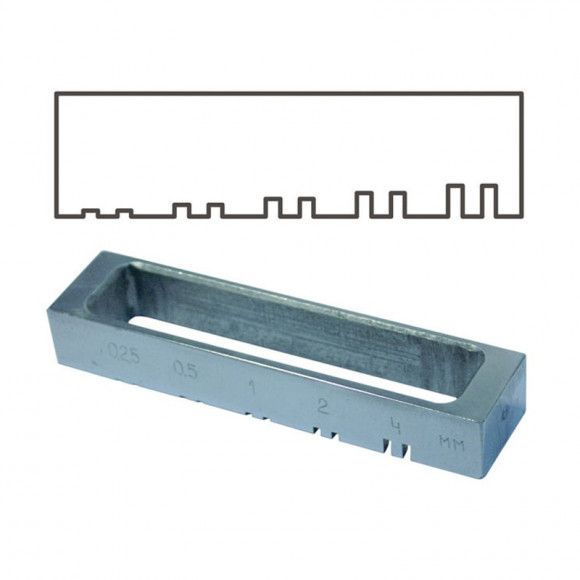 Гребенка для оценки розлива ЛКМ Гребенка для оценки розлива ЛКМ