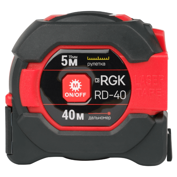 Лазерный дальномер с рулеткой RGK RD-40
