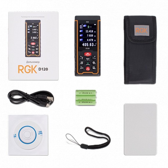 Лазерный дальномер RGK D120 Лазерный дальномер RGK D120