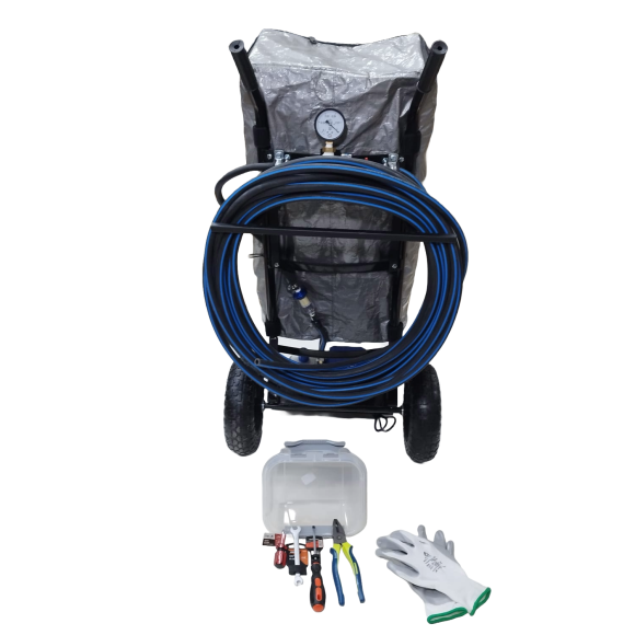 Установка герметичности RUNDT-RW на пневмоколесах Установка герметичности RUNDT-RW на пневмоколесах