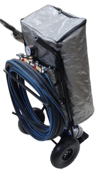 Установка герметичности RUNDT-RW на пневмоколесах Установка герметичности RUNDT-RW на пневмоколесах