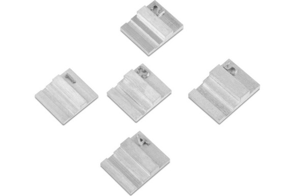 Образцы-имитаторы ЭЛИТЕСТ  вогнутости и выпуклости корня сварного шва  Fe с калибровкой