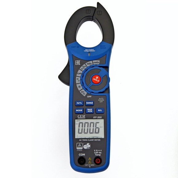 CEM DT-355 Клещи электроизмерительные, True RMS CEM DT-355 Клещи электроизмерительные, True RMS
