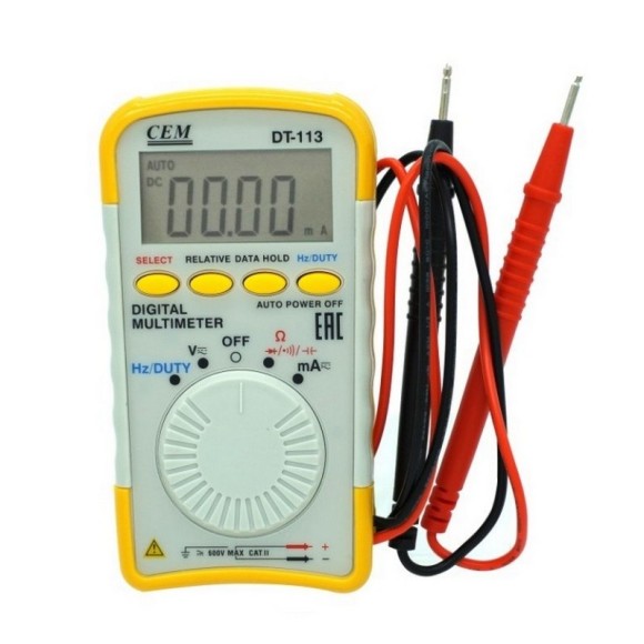 DT-113 Мультиметр цифровой DT-113 Мультиметр цифровой