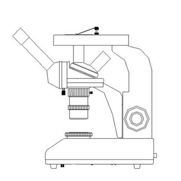 4XB Инвертированный микроскоп