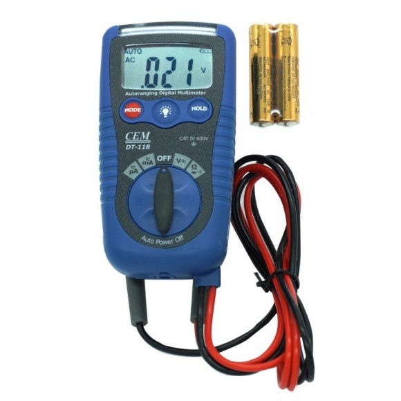 DT-118 Мультиметр цифровой DT-118 Мультиметр цифровой