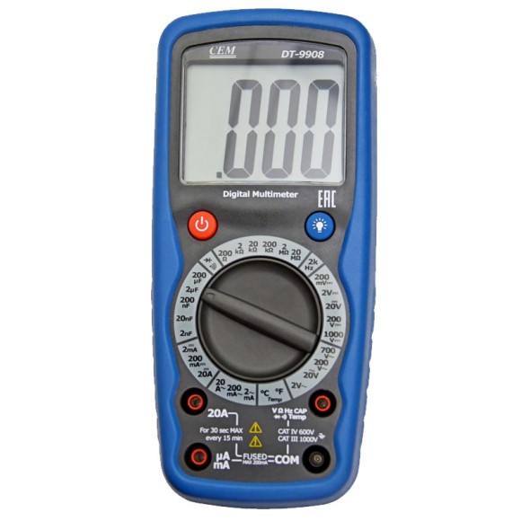 CEM DT-9908 Мультиметр цифровой CEM DT-9908 Мультиметр цифровой