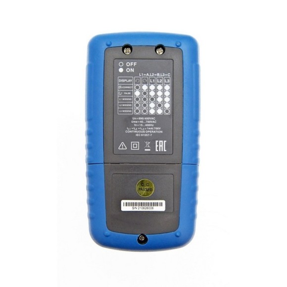 DT-901 Индикатор порядка чередования фаз DT-901 Индикатор порядка чередования фаз