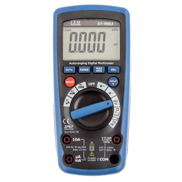 CEM DT-9963 Мультиметр цифровой CEM DT-9963 Мультиметр цифровой