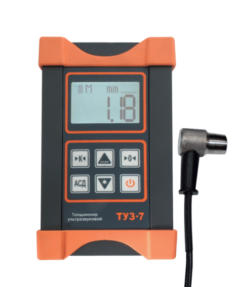 Портативный ручной ультразвуковой толщиномер ТУЗ-7 Портативный ручной ультразвуковой толщиномер ТУЗ-7