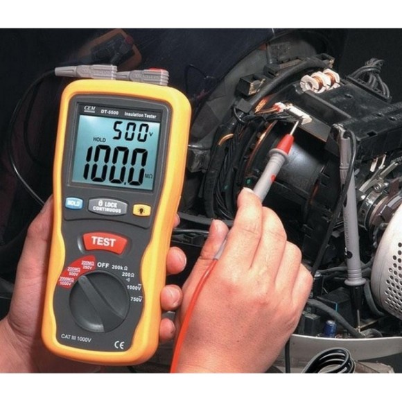 CEM DT-5500 Цифровой мегаомметр CEM DT-5500 Цифровой мегаомметр
