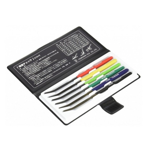 Tsubosan твердомеры царапающие - тарированные напильники (комплект из 6 шт) Tsubosan твердомеры царапающие - тарированные напильники (комплект из 6 шт)