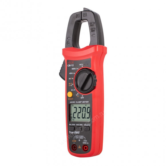 Токоизмерительные клещи RGK CM-12 с поверкой