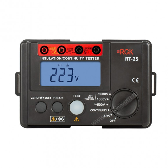 Мегаомметр RGK RT-25 с поверкой