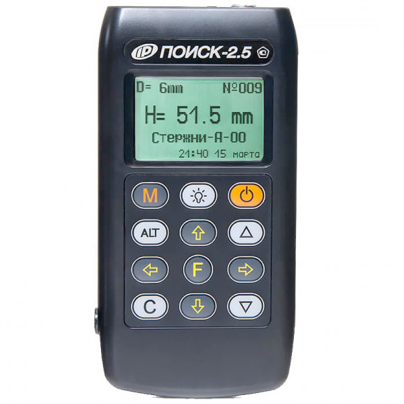 Измеритель толщины защитного слоя бетона ПОИСК-2.5 Измеритель толщины защитного слоя бетона ПОИСК-2.5