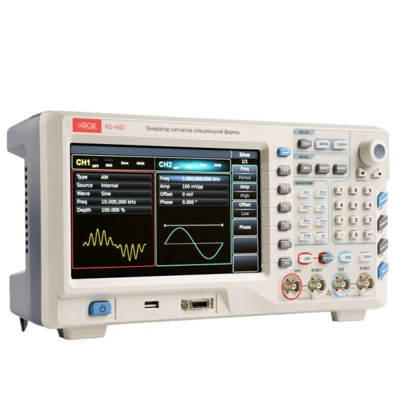 Генератор сигналов специальной формы RGK FG-1602
