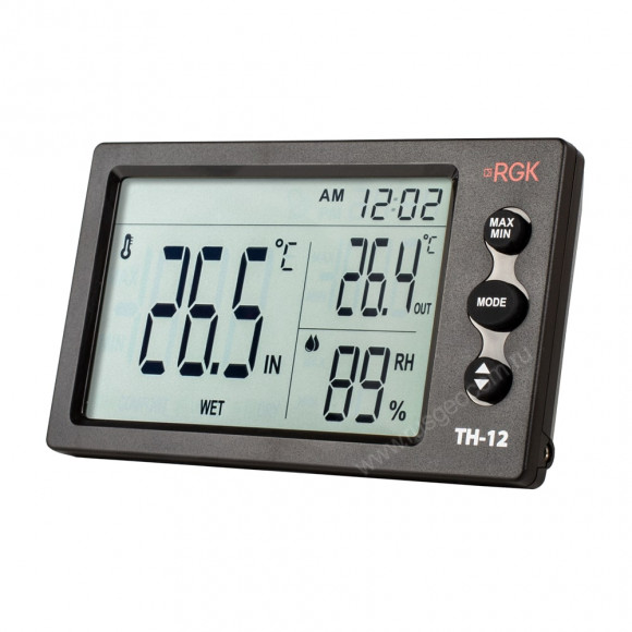 Термогигрометр RGK TH-12 с поверкой