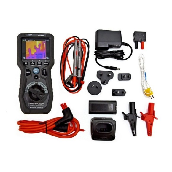 DT-6509 Тестер изоляции с функцией мультиметра TRMS,с встроенным тепловизором DT-6509 Тестер изоляции с функцией мультиметра TRMS,с встроенным тепловизором