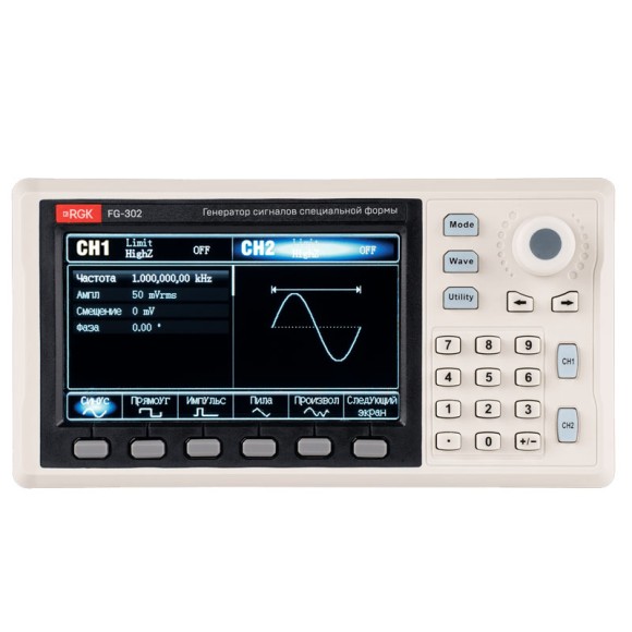 Генератор сигналов специальной формы RGK FG-302