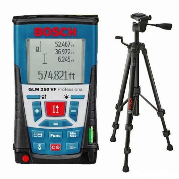 Лазерный дальномер Bosch GLM 250 VF + BT 150 Лазерный дальномер Bosch GLM 250 VF + BT 150