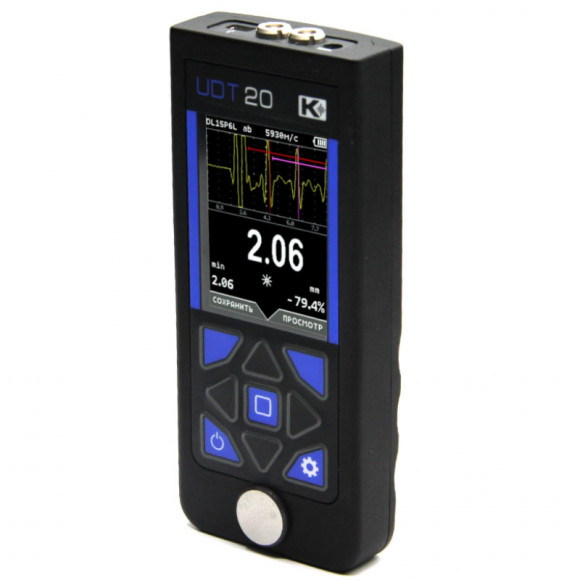 Портативный ультразвуковой толщиномер УДТ-20 с А-сканом Портативный ультразвуковой толщиномер УДТ-20 с А-сканом