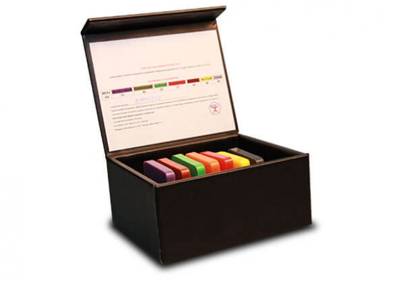 Комплект мер твёрдости Шора тип A (7 шт. HA) Комплект мер твёрдости Шора тип A (7 шт. HA)