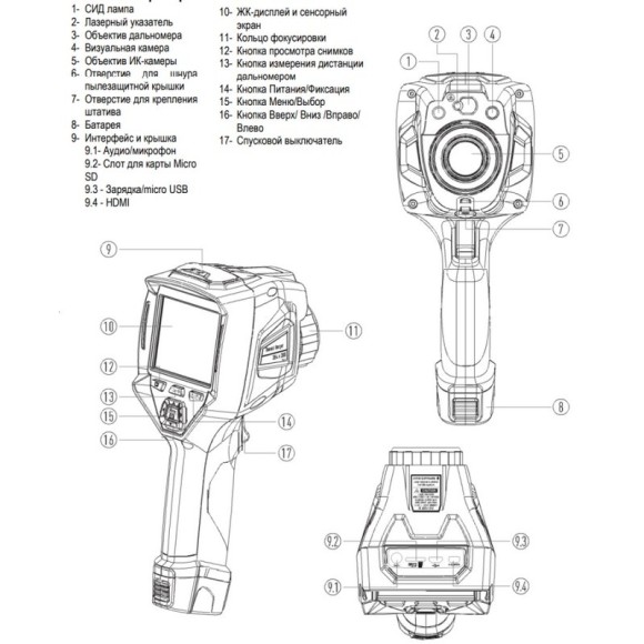 CEM DT-9897 Тепловизор профессиональный CEM DT-9897 Тепловизор профессиональный